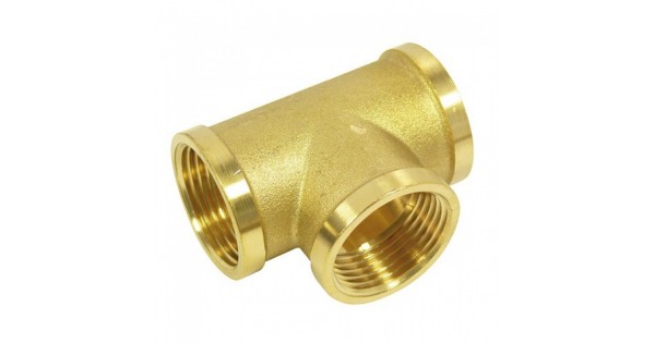 картинка Тройник латунь Faro Ду15 5630 STC от магазина Компания+