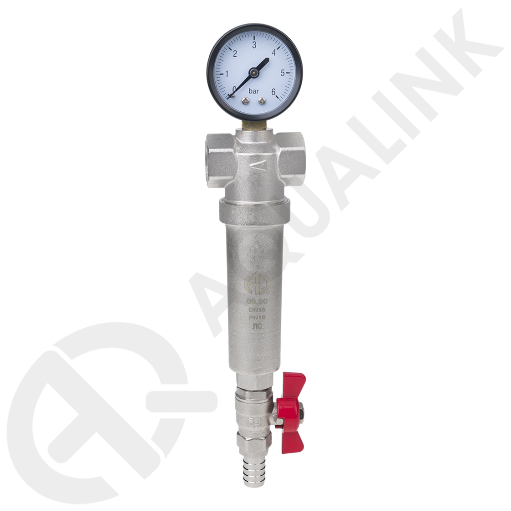 картинка Фильтр механической очистки каскадный промывной 3/4'' (AQUALINK) 02771 от магазина Компания+