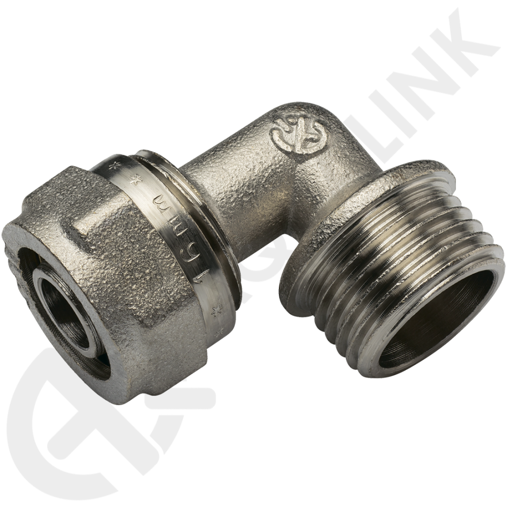 картинка Уголок, нар-цанга Дн20х3/4 (AQUALINK) 00471 от магазина Компания+